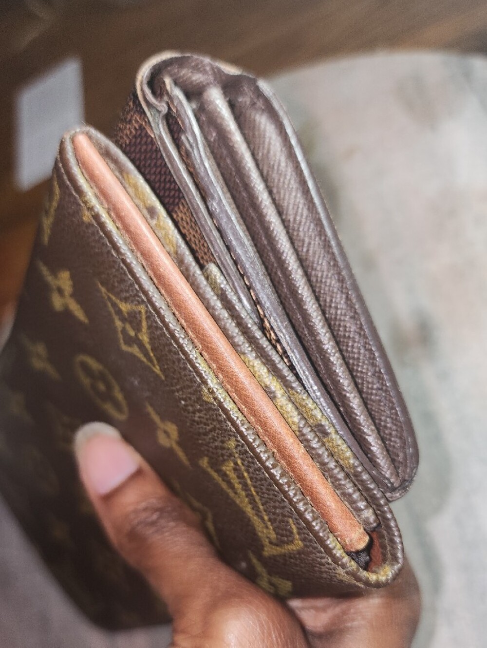 Louis Vuitton Brown Monogram & Damier Wallet Pair - Picture 4 of 15